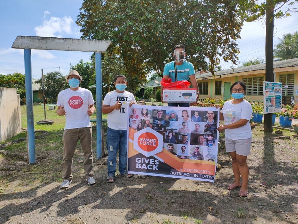 Creative Force employee donates paper to rural schools in the Philippines